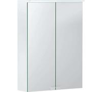 Geberit Option Armoire de toilette Basic 500257001 500x675x140mm, avec éclairage, deux portes