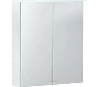 Geberit Option - Basic Spiegelschrank mit Beleuchtung 2 Türen 600x675x140mm weiß