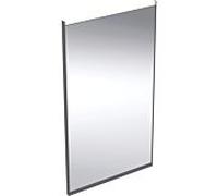 Geberit Option Plus Square miroir lumineux, Ã©clairage direct et indirect, largeur 40 cm, 502.780., Coloris: noir mat / aluminium anodisÃ© - 502.780.14.1
