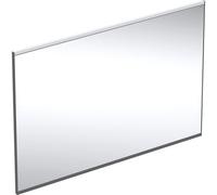 Geberit Option Plus Square miroir lumineux, Ã©clairage direct et indirect, largeur 105 cm, 502.784., Coloris: noir mat / aluminium anodisÃ© - 502.784.14.1
