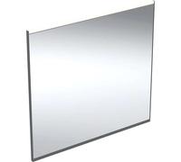 Geberit Option Plus Square miroir lumineux, Ã©clairage direct et indirect, largeur 75 cm, 502.782., Coloris: noir mat / aluminium anodisÃ© - 502.782.14.1