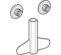 outil de montage Geberit pour bidet mural 597211000 (2 pièces)