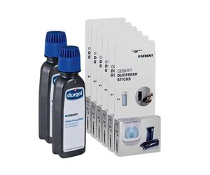 Geberit Pack Avantage comprenant DuoFresh Sticks 48 pièces & 2 bouteilles Aquaclean détartrant GA13625 / SW794502