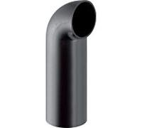 Geberit Pe 366876161 DN 90, 90 degrés, avec jambe longue, petit rayon, PE-HD