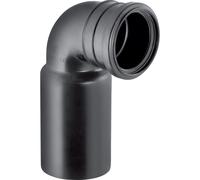 GEBERIT PE COURBE VERTICALE POUR VASE SUSPENDU D90/90 MM