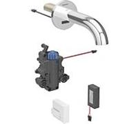 Geberit Robinetterie lavabo Piave – Saillie 170 mm, mitigeur thermostatique, pile, chromé brillant