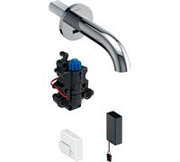 Geberit Robinetterie lavabo Piave – Saillie 170 mm, mitigeur thermostatique, pile, chromé brillant
