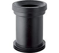 Geberit pièce de raccordement 152400161 Ø 110 mm, avec manchon / joint à lèvre, PE-HD, noir