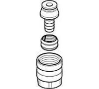 Geberit pièce de rechange Euro cône d 20 mm 240609001 pour bonde BW universelle supérieure