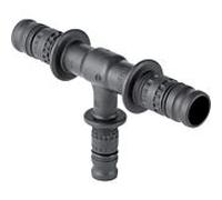 Geberit Pièce en T 626319005 Ø 50x32x50mm, PVDF, réduite