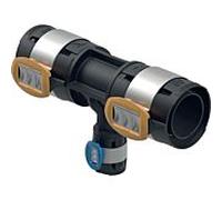 Geberit Pièce en T FlowFit 620115001 DN 40/20/40, Ø 50/25/50 mm, 18,9 cm, réduite