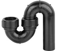 Geberit piège à odeurs 152038161 DN 50/50, entrée / sortie verticale, PE-HD, noir