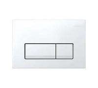 Geberit Plaque de d?clenchement delta 50, double touche, blanc alpin (115.119.11.1)