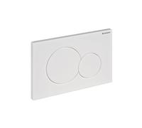 Geberit - Plaque de déclenchement Double Touche Sigma 01 Blanche (115.770.11.5) - 115.770.11.5