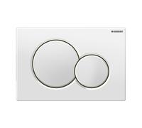 Geberit - Plaque de déclenchement double touche SIGMA 01 blanche (115.770.11.5)