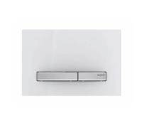 Geberit - Plaque de déclenchement Sigma 50, blanc alpin boutons chrome (115.788.11.2)