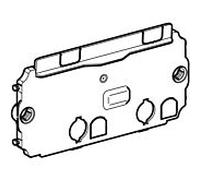 Geberit plaque de protection pour Omega 243089001 UP-SPK 12cm