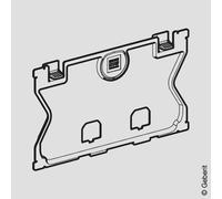 Geberit Plaque de protection pour réservoir de chasse encastré Sigma, 241824001,
