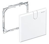 Geberit plaque de recouvrement 116425111 blanc, pour mitigeur de lavabo avec boîtier de fonction UP, plastique