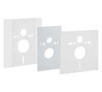 Geberit Plaque de recouvrement Duofix 115396001 – isolation phonique pour WC mural réglable