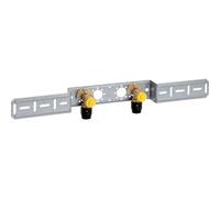 Geberit plaque double murale push fit filetage interne bronze 2x 20x1/2 651289001