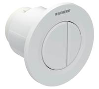 Geberit Typ 01 bouton de chasse d'eau pour WC blanc 116.043.11.1