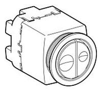 Geberit poussoir pour WC Ctrl. avec gâchette de rinçage pneumatique 241413211 2 quantités sp. chromé brillant