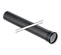 Geberit PP silencieux 390602141 DN 125, 500 mm, avec manchon, optimisé pour le son