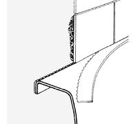 Geberit Profilé pour bordure de baignoire, longueur 3,30 m, 653009000,