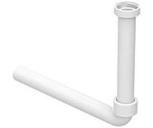 Geberit prolongement 240.649.111 pour le raccordement de la vanne du bassin, plastique, blanc