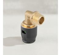 Geberit PushFit Angle de transition 90° avec filetage extérieur, DN 15, 651.261.