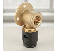 Angle de raccordement PushFit 90 16 mm x 1/2" IG, 52 mm, laiton
