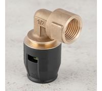 Geberit PushFit Coude de transition 90° avec filetage intérieur, DN 15 / 20, 651