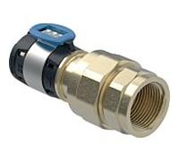 Geberit Raccord adaptateur FlowFit 620601001 DN 15, Ø 20 mm, R 2000 / 2, G 3/4, 8,5 cm