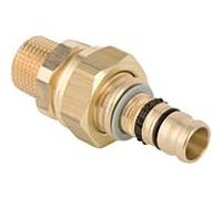 Geberit raccord de transition Mepla 604590005 Ø 32mmxR 1, bronze à canon, avec filetage