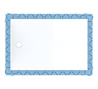 Geberit Setaplano zone de douche rectangulaire 154267111 blanc -alpin, 150 x 80 x 4,5 cm