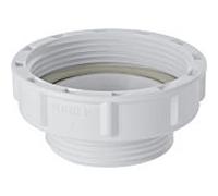 Geberit réduction match0 213906111 G 2 x G 2000 2000 / 2, avec joint plat, blanc