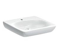 Geberit Lavabo Renova Comfort 258557000 55x55 cm blanc sans trop-plein accessible