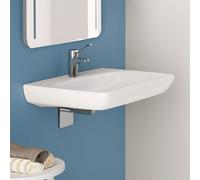Geberit Renova Comfort lavabo 258557000 55x55cm, blanc, sans trop-plein, accessible