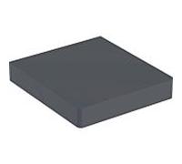 Geberit Renova Comfort plaque de recouvrement 808627000 27 x 5 x 30 cm, graphite mat