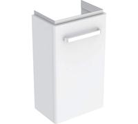 Geberit Renova Compact, élément bas pour lave-mains, avec une porte, portée réduite, 34,8x60,4x25,2cm, blanc, 862040000