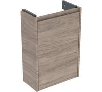 Geberit Meuble sous-vasque Renova Compact 504081JR1 1 porte Noyer, structure bois mélaminé 41,2 cm