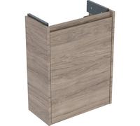 Geberit Meuble sous-vasque Renova Compact 504082JR1 1 porte 45,7 cm Noyer structure bois mélaminé