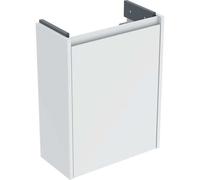 Geberit Meuble sous-vasque Renova Compact 504.082.00.1 1 porte 45,7x60,5x20,1 cm blanc laqué satiné