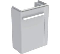 Geberit Renova Compact élément bas pour lave-mains, porte-serviettes à droite, 44,8x60,4x25,2cm, gris clair, 862051000