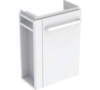 Geberit Renova Compact élément bas pour lave-mains, porte-serviettes à gauche, 44,8x60,4x25,2cm, blanc, 862250000