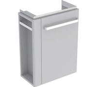 Geberit Renova Compact élément bas pour lave-mains, porte-serviettes à gauche, 44,8x60,4x25,2cm, gris clair, 862251000