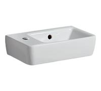 Geberit Renova Compact lave-mains compact avec trou de robinet à gauche avec trop-plein 40x25x15cm blanc 276240000