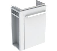 Keramag Lave-mains armoire basse Renova Nr. 1 Comprimo Nouveau, porte-serviette à gauche, 448x604x222mm blanc mat/blanc brillant - 862250000
