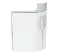Geberit Renova Compact meuble sous lavabo d'angle, avec deux portes, 69x60,4x55cm, blanc, 862150000